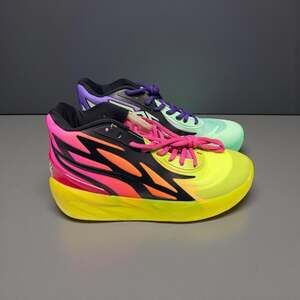 PUMA LaMelo Ball MB.02 Rick & Morty Adventures Basketball Shoes Sz 6